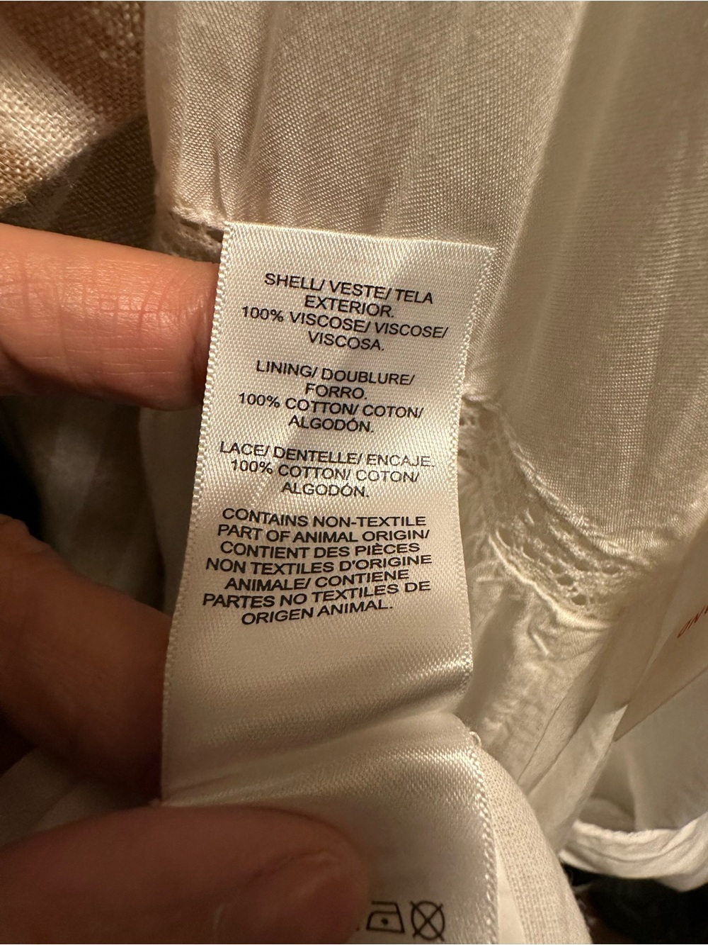 Lucky Brand White Pintuck Button-Front Top - Picture 5 of 6